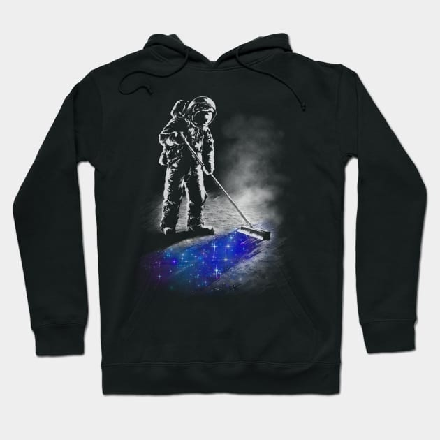 Stardust Sweeper Hoodie by angrymonk